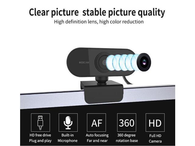 Super HD1080 Plug & Play Super Quality Small Webcam Auto Focus Built in Mic Image Stabilization