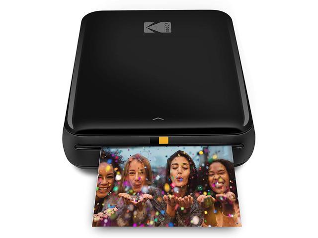 KODAK Step Wireless Mobile Photo Mini Printer (Black) Compatible w/ iOS & Android, NFC & Bluetooth Devices