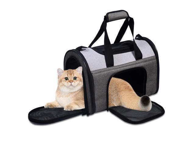 Jespet Soft-Sided Dog & Cat Carrier Bag, Soft Kennel Pet Carrier for Small Dogs, Airline Approved Collapsible Pet Carriers