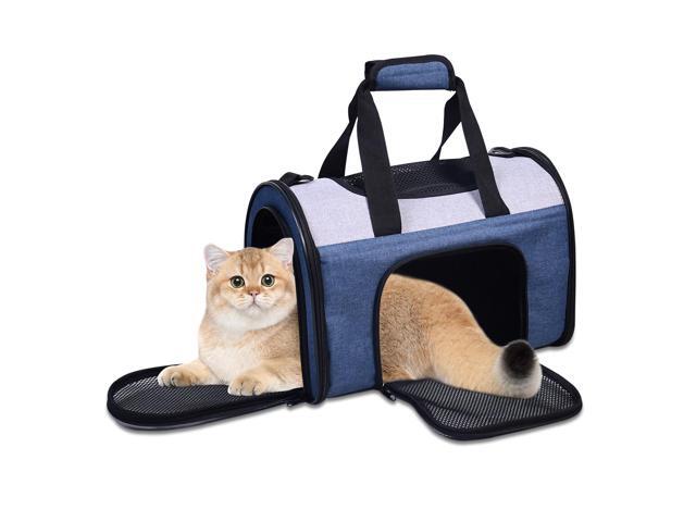 Jespet Soft-Sided Dog & Cat Carrier Bag, Soft Kennel Pet Carrier for Small Dogs, Airline Approved Collapsible Pet Carriers