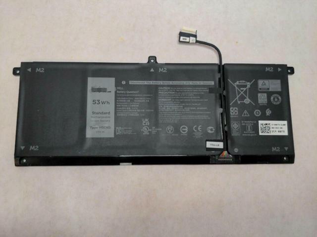 New Laptop Battery H5CKD for Dell Inspiron 15 5501 5502 3510 7306 7506 P97F TXD03 9077G 15V 53Wh 4 Cells