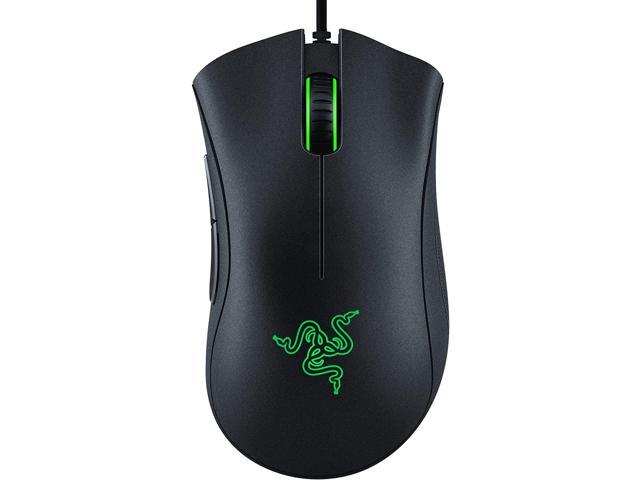DeathAdder Essential Gaming Mouse: 6400 DPI Optical Sensor - 5 Programmable Buttons - Mechanical Switches - Rubber Side Grips ( Mercury Black )