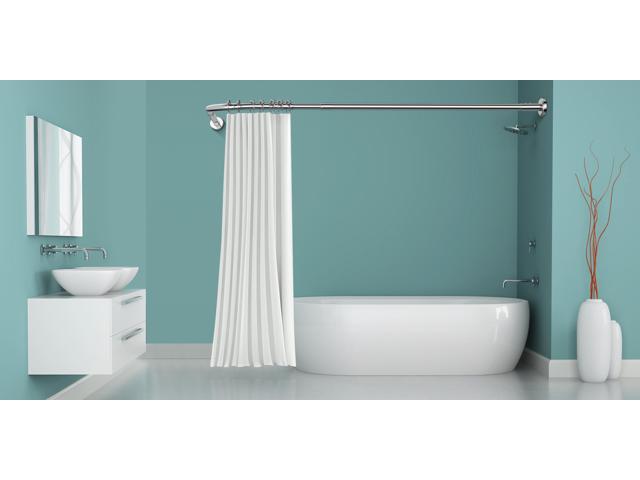 Photos - Other sanitary accessories Misounda Shower Curtain Rod, Adjustable L Shaped Corner Shower Curtain Rod