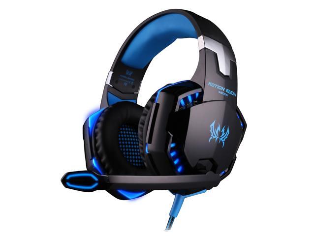 3.5mm Wired Gaming Headset Headphone Deep Bass Stereo Casque with Microphone for PC,Laptop BOX OneS, PS3, PS4 Silm Pro