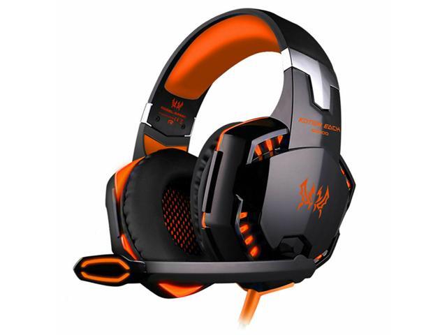 3.5mm Wired Gaming Headset Headphone Deep Bass Stereo Casque with Microphone for PC,Laptop BOX OneS, PS3, PS4 Silm Pro