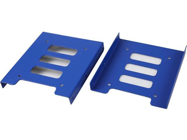 2Pack SSD Mounting Bracket 2.5 to 3.5 Adapter,2.5 to 3.5 Hard Drive Adapter SSD Bracket Converts 2.5' Notebook Hard Drive to 3.5' Desktop Hard...