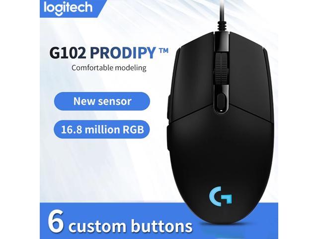 Logitech G102 LIGHTSYNC Wired Gaming Mouse RGB 6 Buttons 8000 DPI Wired Mouse for Desktop Laptop Home Office