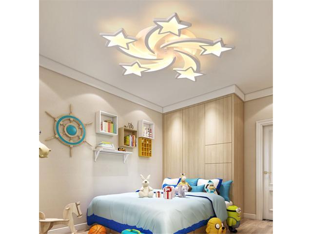 Acrylic LED Ceiling Light Pendant Lamp Hallway Bedroom Dimmable Fixture Decor White/5Heads