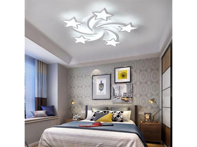 Acrylic LED Ceiling Light Pendant Lamp Hallway Bedroom Dimmable Fixture Decor White/5Heads