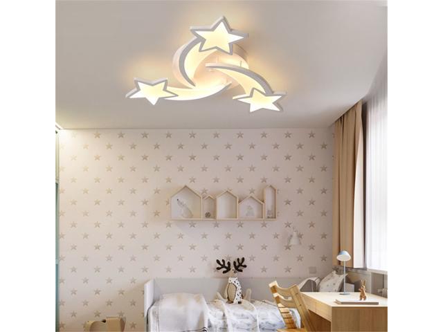 Acrylic LED Ceiling Light Pendant Lamp Hallway Bedroom Dimmable Fixture Decor White/5Heads