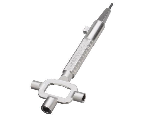 Sliver Locksmith Tool Multi Purpose Cylinder Gauge Cam Turner Spindle Turner