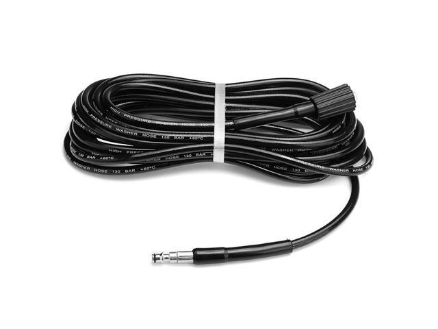 6M High Pressure Washer Hose Black 130Bar Washing Machine Car Wash For VAX