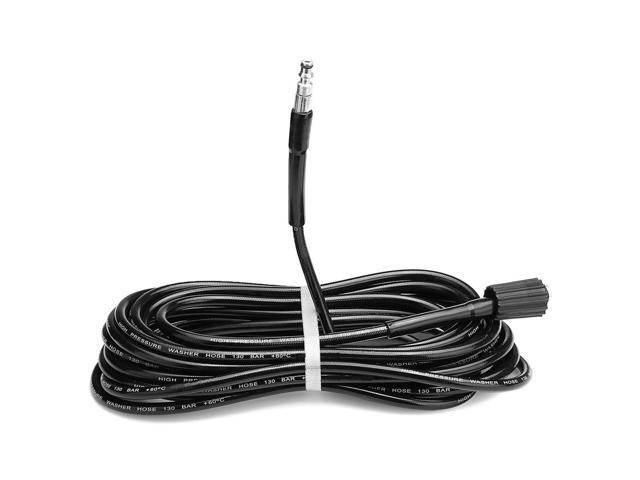 6M High Pressure Washer Hose Black 130Bar Washing Machine Car Wash For VAX