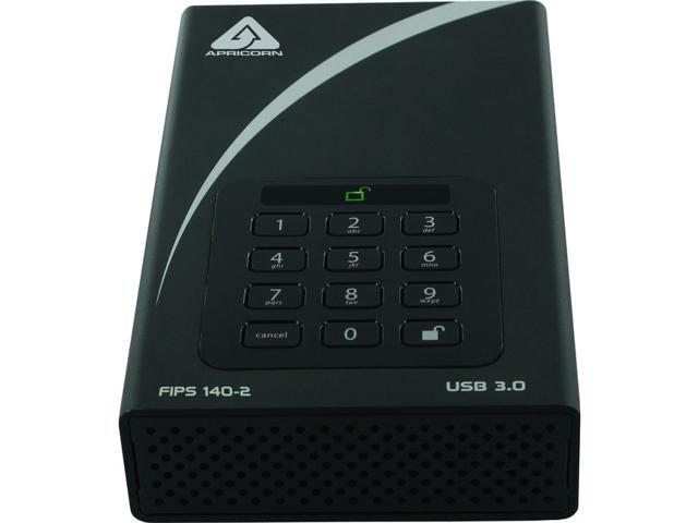 APRICORN MASS STORAGE ADT-3PL256F-8000 8TB AEGIS FIPS VALIDATED