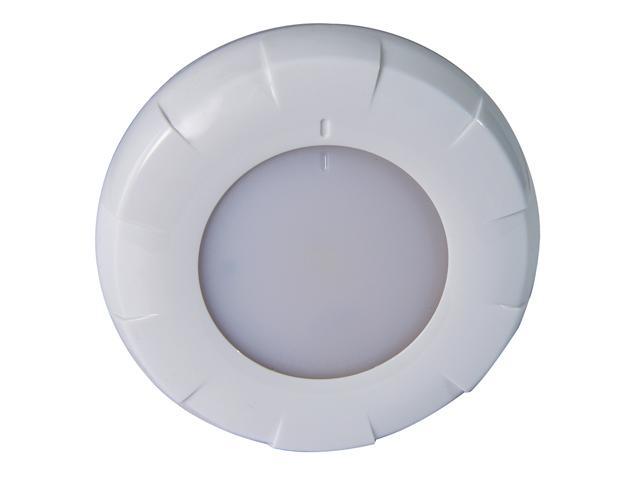 LUMITEC AURORA DOME LIGHT WHITE/BLUE LED LIGHT WHITE FINISH 12/24V