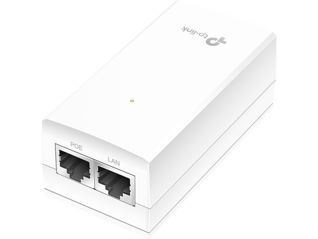 TP-Link PoE Injector PoE Adapter 24V DC Passive PoE Gigabit Ports Up to 100 Meters (325 feet) Wall Mountable Design (TL-PoE2412G)