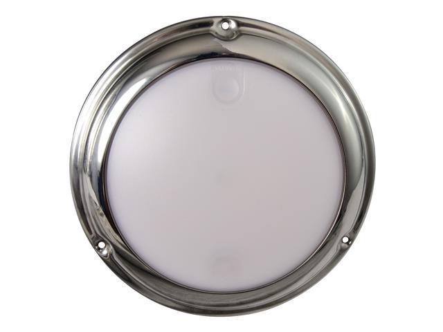 LUMITEC INC 101097 Lumitec touchdome stainless steel dome light - white dimming & blue dimming lights