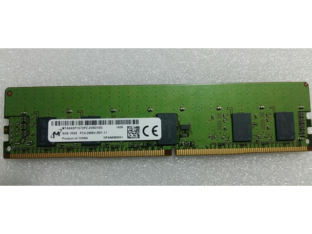 Micron MTA9ASF1G72PZ-2G6D1SG 8GB 1RX8 PC4-2666V DDR4 For Server
