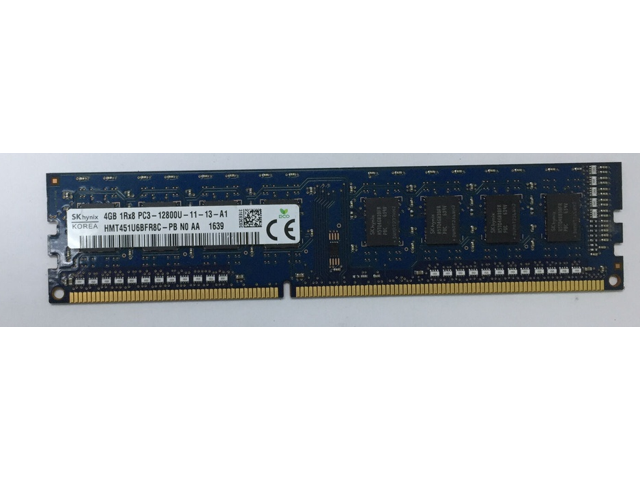 Sk Hynix HMT451U6BFR8C-PB 4GB DDR3 1600 PC3-12800U For Desktop