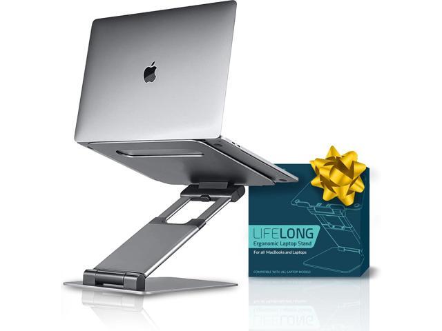 Ergonomic Laptop Stand for Desk, Adjustable Height Up to 20', Portable Computer Laptop Riser, Fits All MacBook, Laptops 10 15 17 Inches, Lap top...
