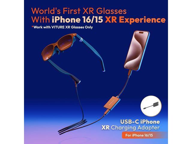 VITURE - USB-C XR Charging Adapter - Enabling Multi-Screen, Enhanced 3DoF, Spatial 3D, VR Video Features - Black - image 3