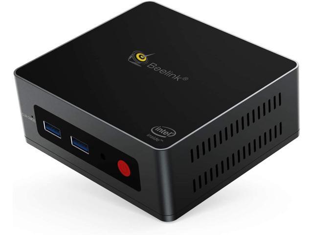 Mini PC Model GKmini Intel Gemini Lake Refresh Processor J4125 (4C/4T, 4M Cache, 2.0GHz up to 2.7GHz), DDR 8G,SSD 128GB, Bluetooth 4.0 (GKmini8+128)