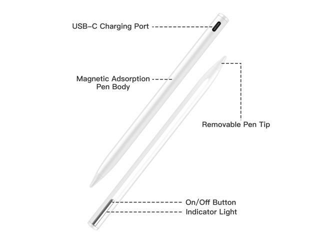 Stylus Pen Compatible for iPad (2018 and Later),Palm Rejection, Compatible with iPad Pro 11 & 12.9 Inch,iPad Air (3rd/4th/5th),iPad...