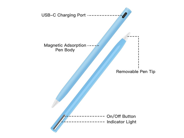 Stylus Pen Compatible for iPad (2018 and Later),Palm Rejection, Compatible with iPad Pro 11 & 12.9 Inch,iPad Air (3rd/4th/5th),iPad...