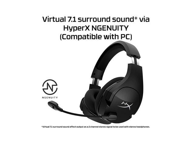 HyperX Cloud Stinger Core Wireless Gaming Headset for PC 71 Surround Sound Noise Cancelling Microphone Lightweight