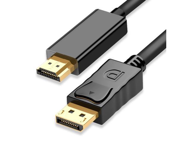 DisplayPort to HDMI 10 Feet Cable, Hannord DP to HDMI Male to Male Adapter 1080P HD Gold-Plated Cord Compatible with Lenovo, HP, ASUS, Dell and.