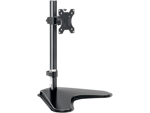 Single Monitor Stands, Freestanding VESA Monitor Desk Mount fits 13 to 32 inch Computer Screen with Height Adjustable, Swivel, Tilt, Rotation, VESA...