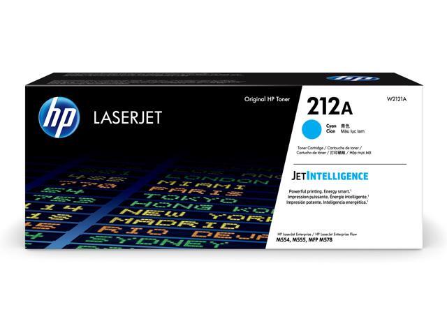 HP 212A Cyan Original LaserJet Toner Cartridge, ~4,500 pages, W2121A