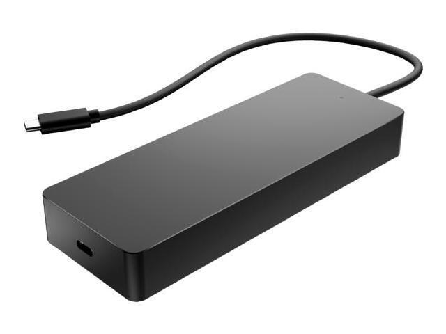 HP Black 50H55UT Travel USB-C Multi Port Hub