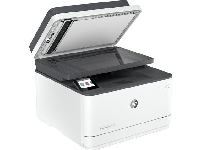 HP - LaserJet Pro MFP 3101fdw Wireless AI-Enabled Black-and- All-in-One Laser Printer - White - image 3