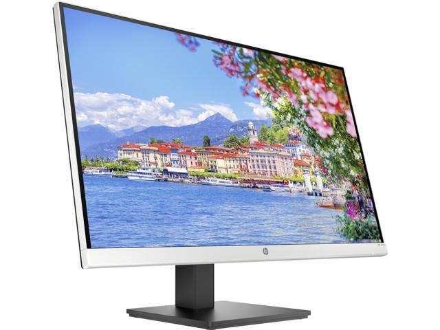 HP - 27" IPS LED QHD Monitor with Adjustable Height (HDMI, VGA) - Silver & Black - image 10