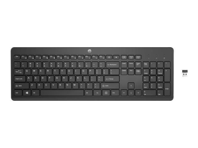 HP - 230 Full-size Wireless Keyboard - Black - image 9