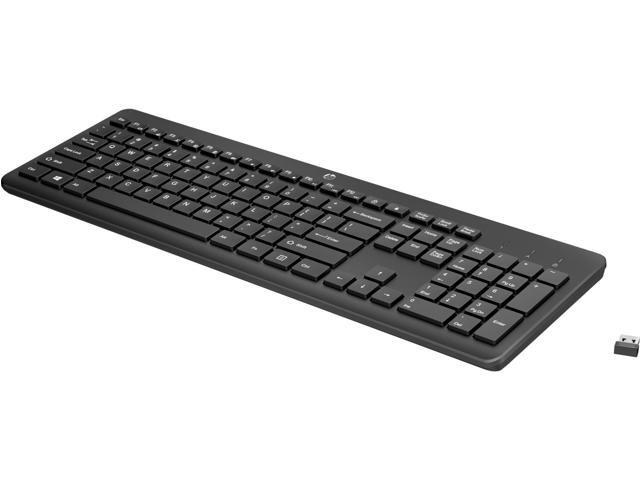 HP - 230 Full-size Wireless Keyboard - Black - image 8