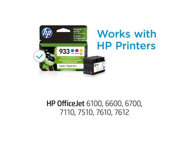 HP - 933 3-Pack Standard Capacity Ink Cartridges - Cyan/Magenta/Yellow - image 10