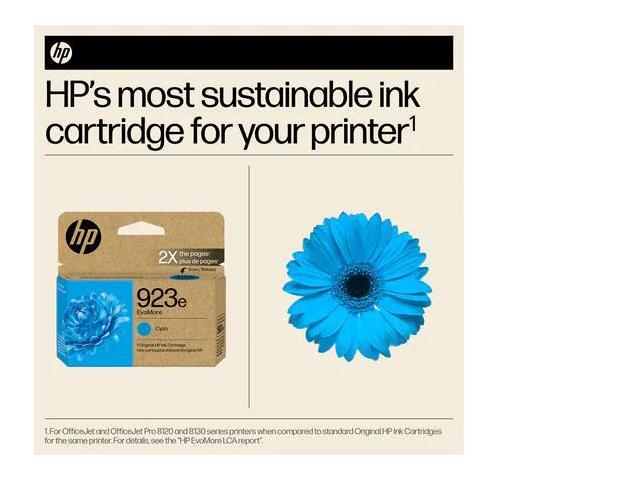 HP - 923e EvoMore Ink Cartridge - Cyan - image 5