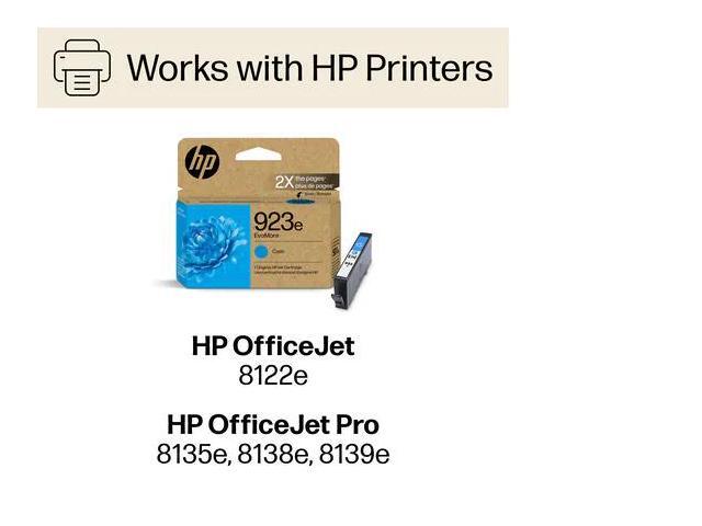 HP - 923e EvoMore Ink Cartridge - Cyan - image 4