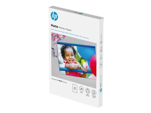 HP Matte Photo Paper-25 sht/4 x 6 in, 6QH46A