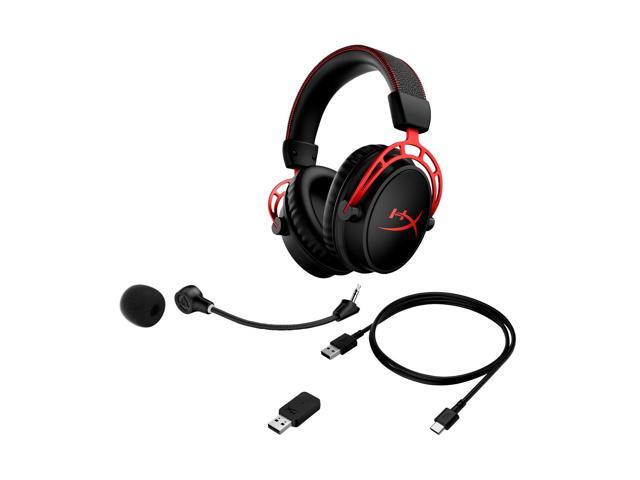 HyperX - Cloud Alpha Wireless Gaming Headset for PC, PS5, and PS4 - Black/Red - image 3