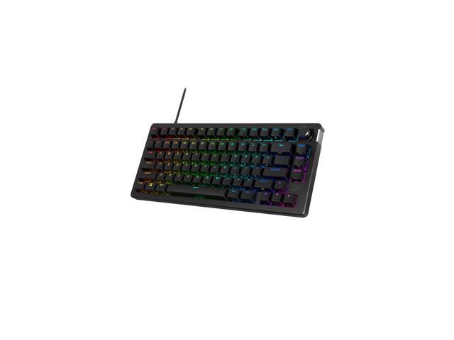 HyperX - Alloy Rise 75 75% Wired Mechanical Linear Switch Gaming Keyboard with RGB Lighting - Black - image 3