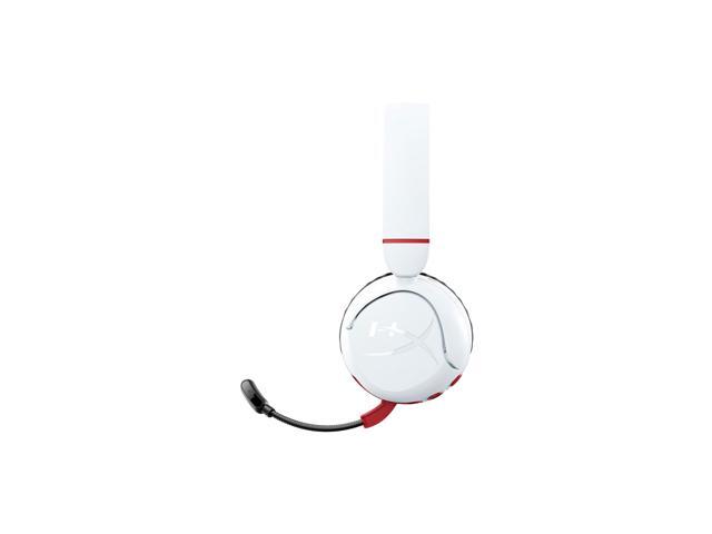 HyperX - Cloud Mini Wireless Headset for PC, PS5, PS4, Xbox Series X|S, Xbox One, Nintendo Switch, Chromebook, and Mobile - White/Red - image 4