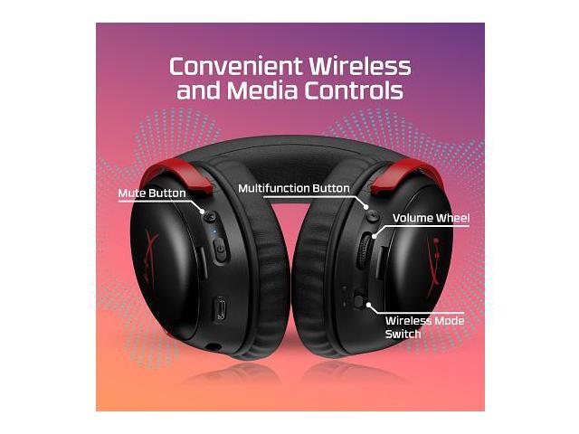 HyperX - Cloud III S Wireless Gaming Headset for PC, PS5, PS4, Nintendo Switch, Mac, and Mobile - Black - image 4