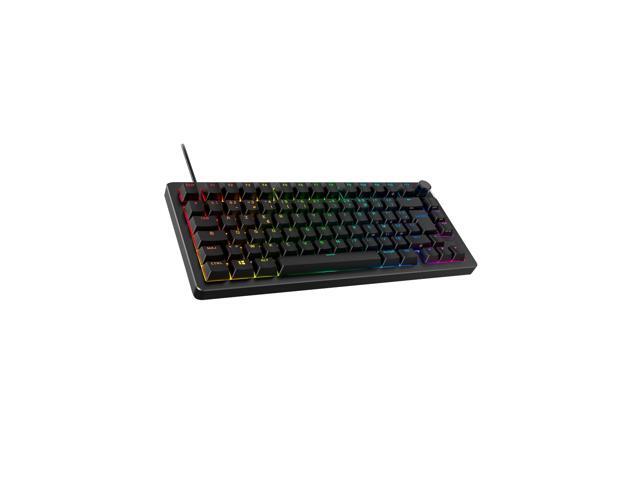 HyperX - Alloy Rise 75 75% Wired Mechanical Linear Switch Gaming Keyboard with RGB Lighting - Black - image 3