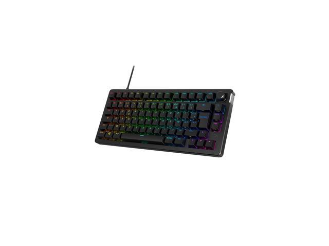 HyperX - Alloy Rise 75 75% Wired Mechanical Linear Switch Gaming Keyboard with RGB Lighting - Black - image 4