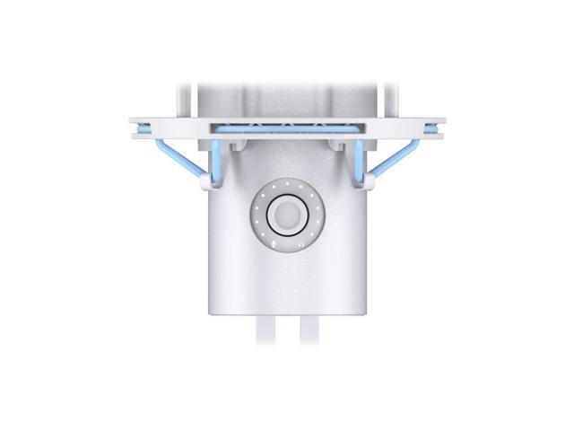 HyperX - QuadCast 2 Wired Multi-Pattern USB Electret Condenser Microphone - Frost/Blue - image 3