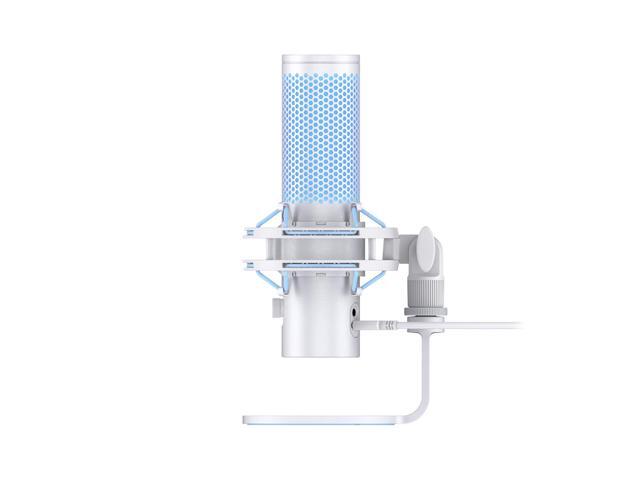 HyperX - QuadCast 2 Wired Multi-Pattern USB Electret Condenser Microphone - Frost/Blue - image 7