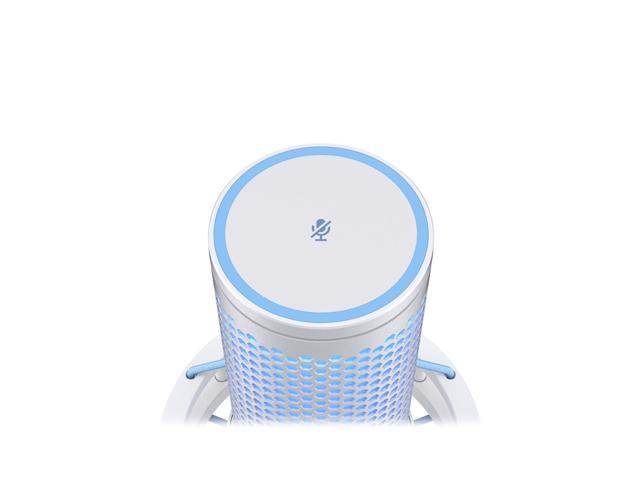 HyperX - QuadCast 2 Wired Multi-Pattern USB Electret Condenser Microphone - Frost/Blue - image 8